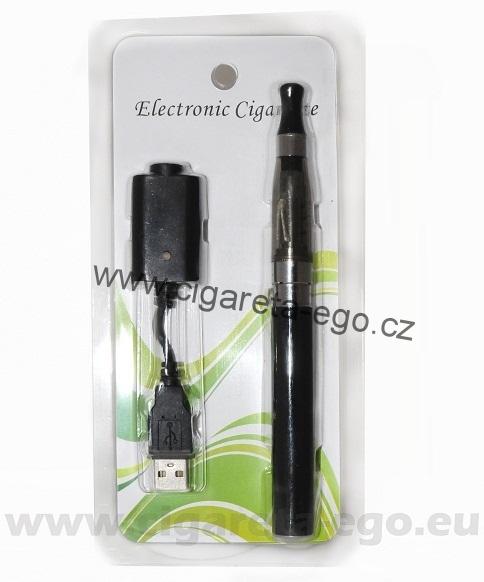 E-cigareta eGo CE 4 start set 1100 mAh, 1ks černá+adaptér 