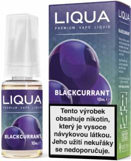 Liquid LIQUA CZ Elements Blackcurrant 10ml-3mg (černý rybíz)