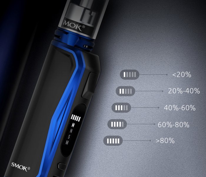 Grip Smoktech Priv N19 1200mAh Full Kit Prism Chrome Black