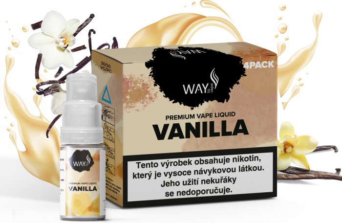Liquid WAY to Vape 4Pack Vanilla 4x10ml-0mg