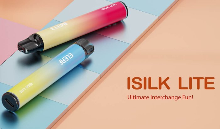 Elektronická cigareta iSmoka-Eleaf ISILK LITE 500mAh Yellow-Green gradient