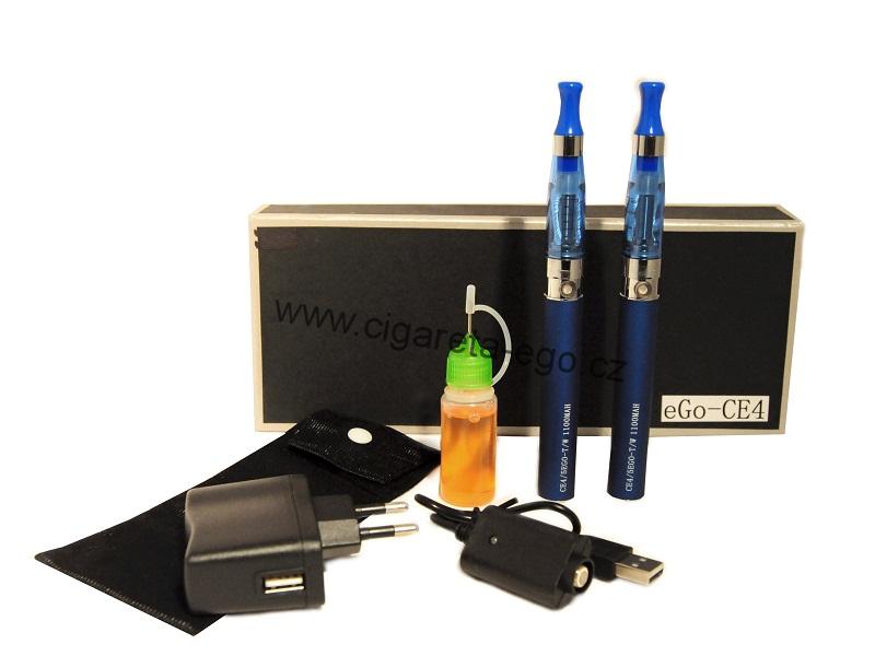 Elektronická cigareta GoTech  eGo CE 4 1100 mAh 2ks Modrá