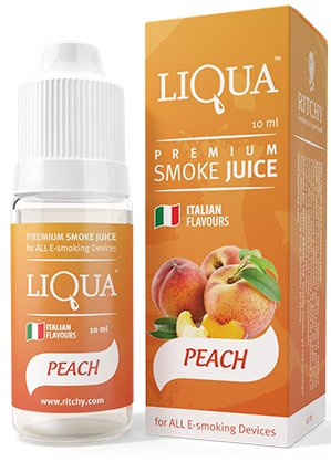  Liquid LIQUA Peach 10ml-6mg (Broskev)