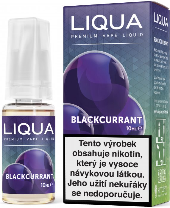 Liquid LIQUA CZ Elements Blackcurrant 10ml-12mg (černý rybíz)