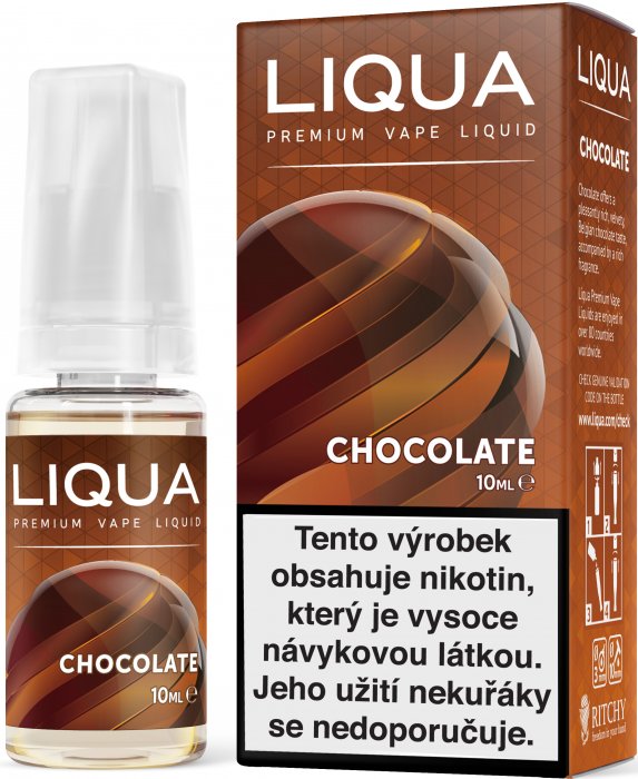 Liquid LIQUA CZ Elements Chocolate 10ml-12mg (čokoláda)