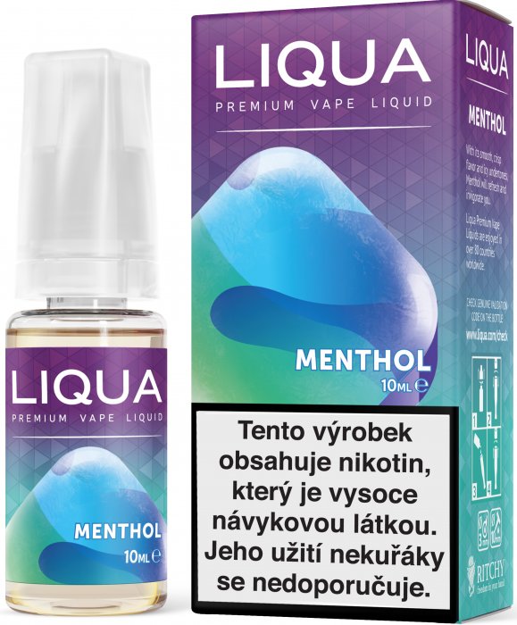 Liquid LIQUA CZ Elements Menthol 10ml-12mg (Mentol)