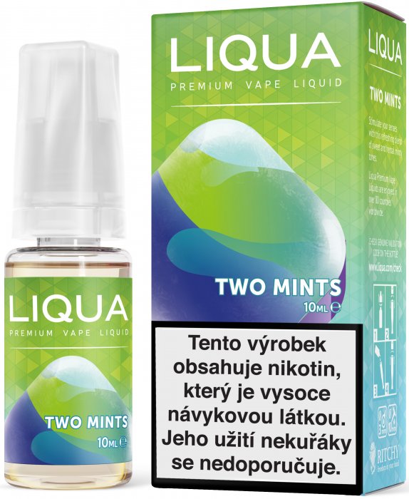Liquid LIQUA Elements Two Mints 10ml-6mg (Chuť máty a mentolu)