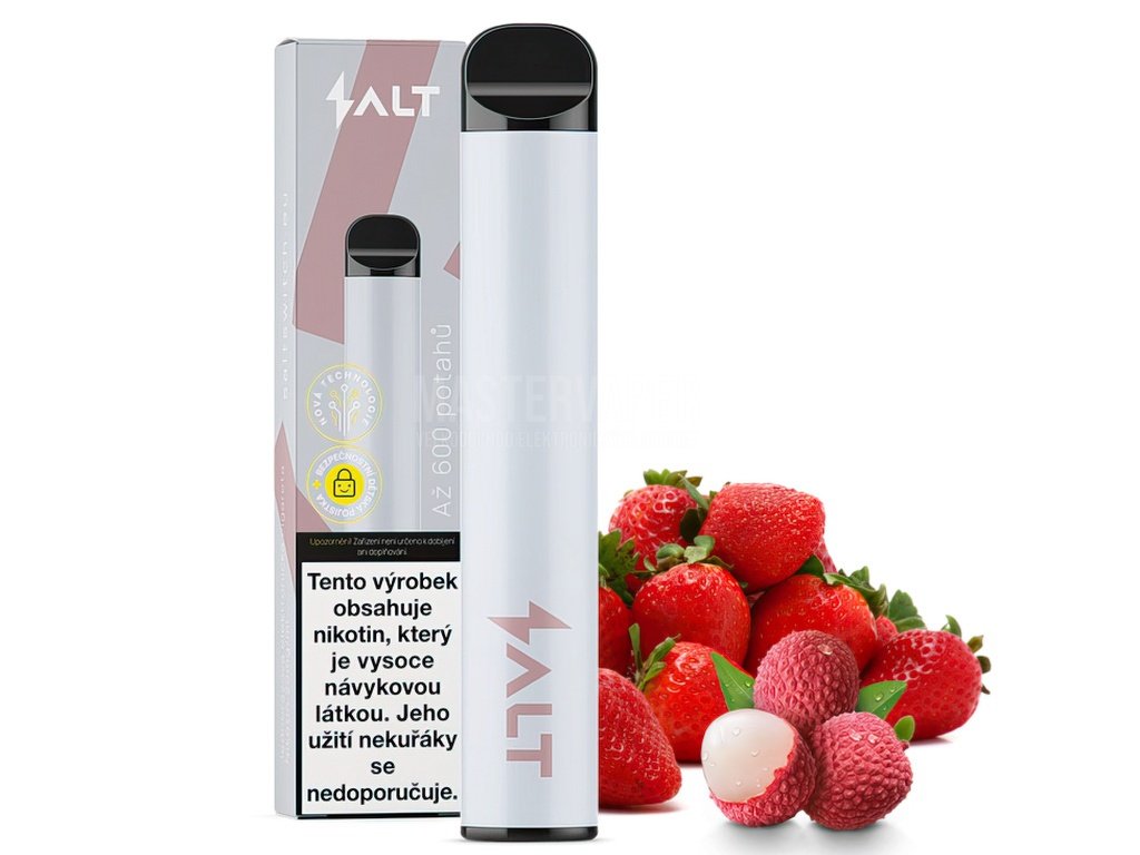 Jednorázová cigareta Salt SWITCH Disposable Pod Kit 20mg Strawberry Lychee