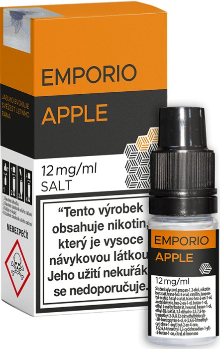 Liquid EMPORIO SALT Apple 10ml - 12mg (Jablko)