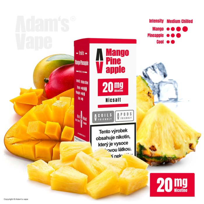 Liquid Adam´s Vape SALT Mango Pineapple 10ml - 20mg