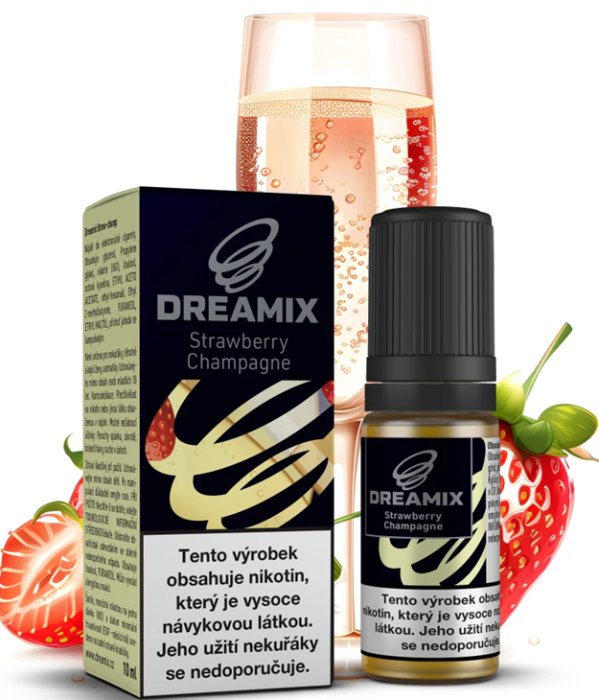 Liquid Dreamix - Jahoda se šampaňským (Strawberry Champagne) 10ml - 12mg