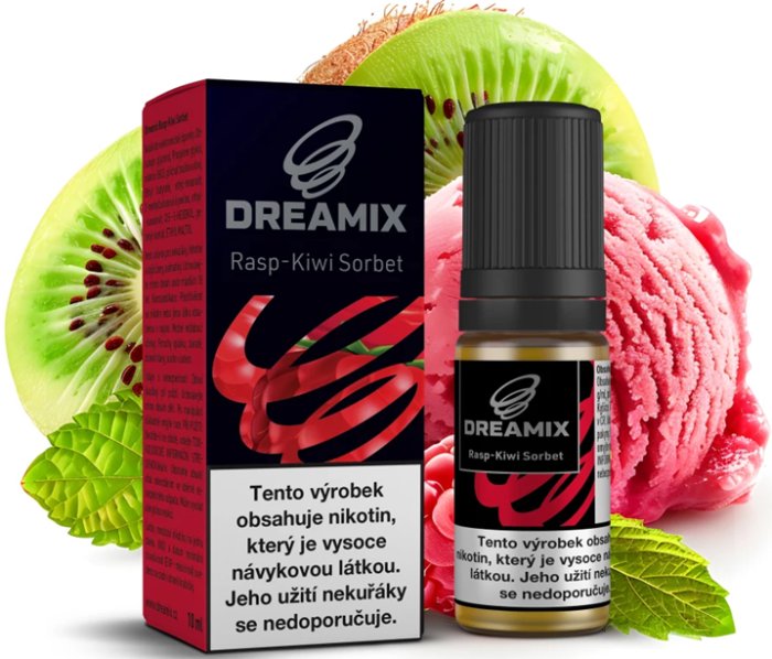 Liquid Dreamix - Malina a kiwi sorbet (Rasp-Kiwi Sorbet) 10ml - 12mg