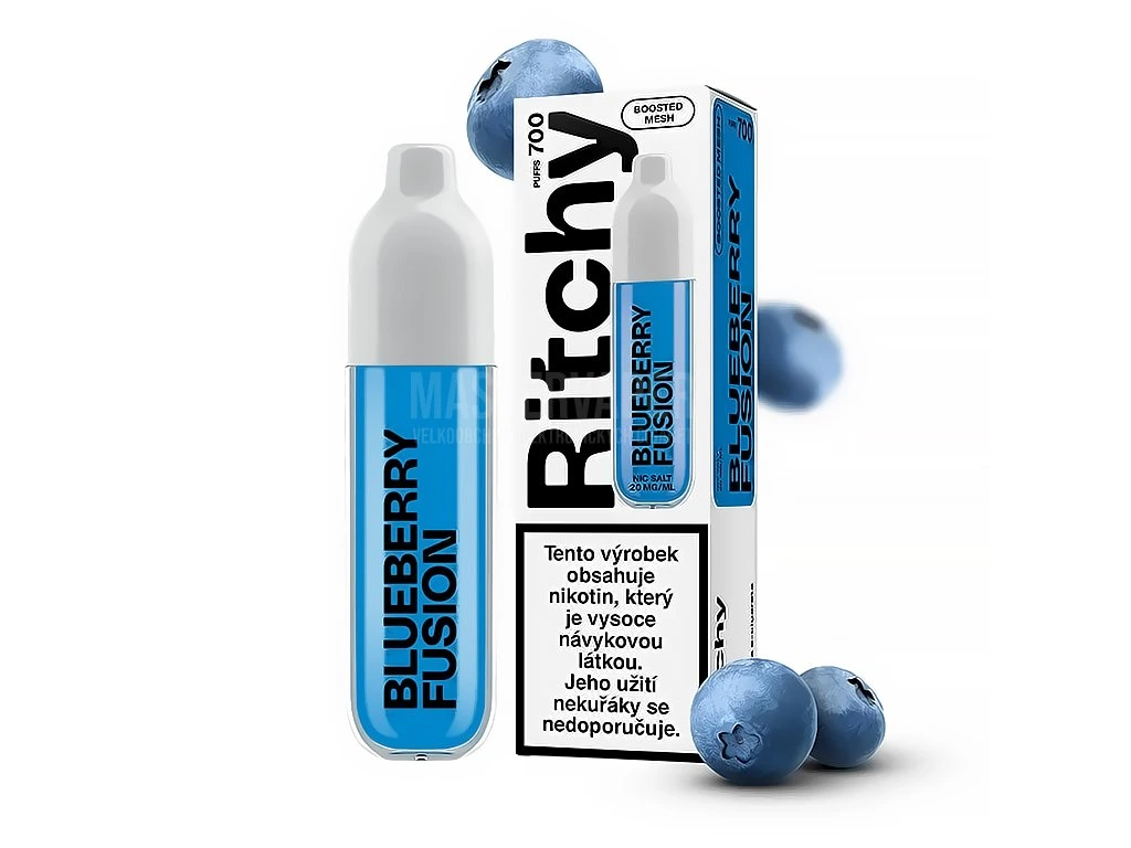 Jednorázová cigareta Ritchy BAR 700 - Blueberry Fusion 20mg