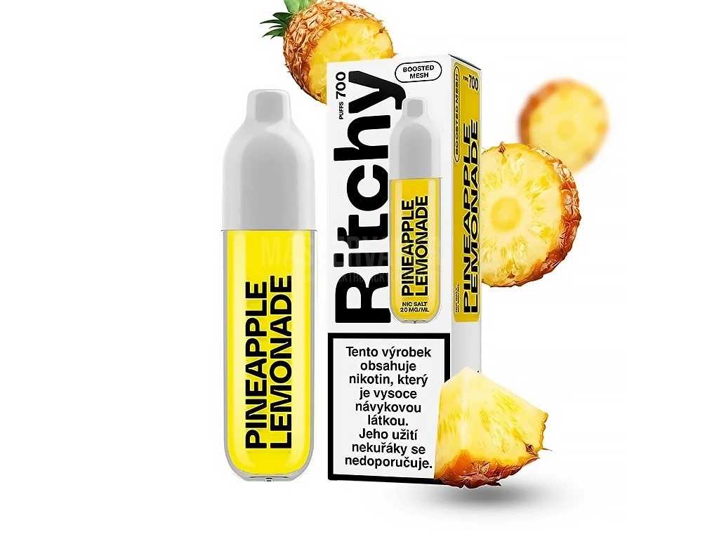 Jednorázová cigareta Ritchy BAR 700 - Pineapple Lemonade 20mg