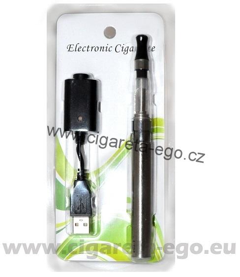 GoTech Elektronická cigareta eGo CE 4 start set 1100 mAh, 1ks stříbrná