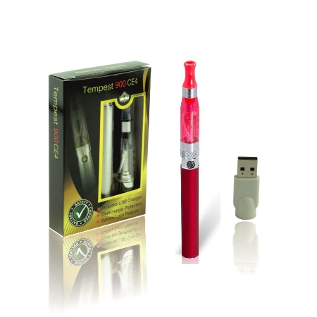 E-cigareta eGo CE 4 start kit 1100mAh 1ks červená
