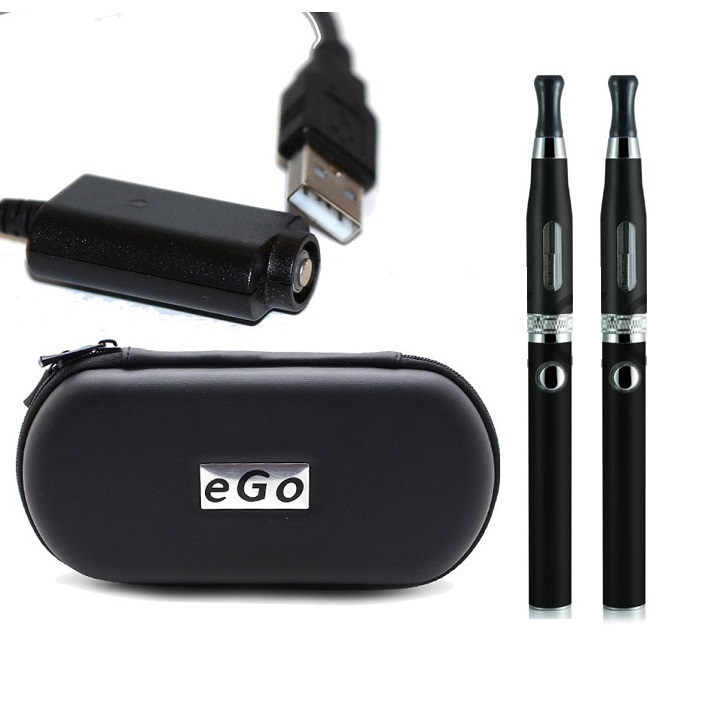 GoTech Elektronická cigareta eGo CE 4 bezknotová 1100 mAh 2ks Černá 