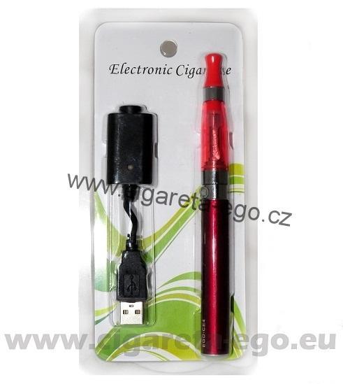 GoTech Elektronická cigareta eGo CE 4 start set 1100 mAh, 1ks červená