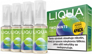 Liquid LIQUA Elements 4Pack Two mints 4x10ml-3mg (Chuť máty a mentolu)