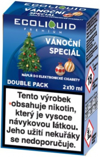Liquid Ecoliquid Premium 2Pack Christmas Special 2x10ml - 20mg