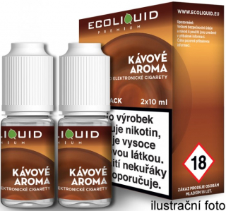 Liquid Ecoliquid Premium 2Pack Coffee 2x10ml - 6mg (Káva)