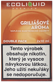 Liquid Ecoliquid Premium 2Pack Griliášové aroma 2x10ml - 20mg