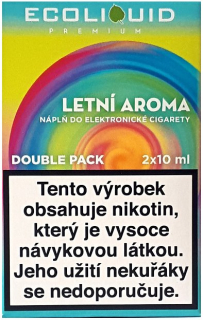 Liquid Ecoliquid Premium 2Pack Summer flavor 2x10ml - 3mg
