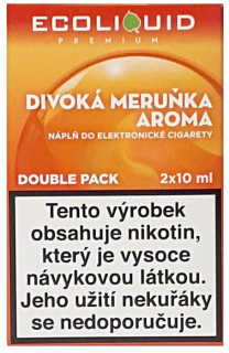 Liquid Ecoliquid Premium 2Pack Wild Apricot 2x10ml - 3mg