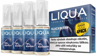 Liquid LIQUA Elements 4Pack Blackberry 4x10ml-12mg (ostružina)