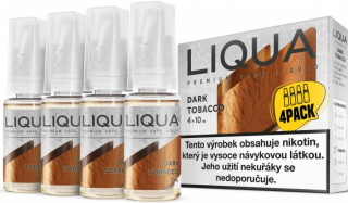 Liquid LIQUA Elements 4Pack Dark tobacco 4x10ml-6mg (Silný tabák)