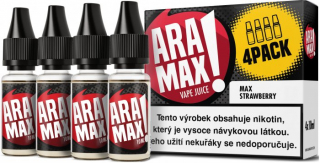 Liquid ARAMAX 4Pack Max Strawberry 4x10ml-12mg