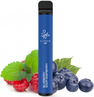 Elektronická cigareta Elf Bar 600 Blueberry Sour Raspberry 10mg
