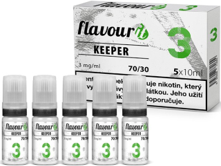 Nikotinová báze Flavourit 70/30 5x10ml 3mg