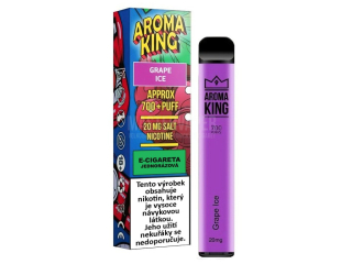 Jednorázová cigareta Aroma King AK 700 Plus Classic Grape ICE 20mg