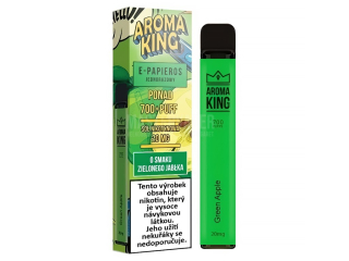 Jednorázová cigareta Aroma King AK 700 Plus Classic Green Apple 20mg