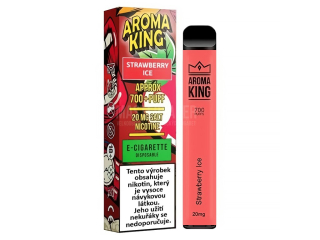Jednorázová cigareta Aroma King AK 700 Plus Classic Strawberry ICE 20mg