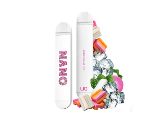 Jednorázová cigareta Lio Nano X 16mg Bubblegum ICE (Svěží žvýkačka)