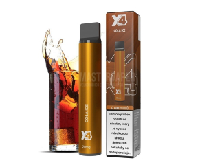 Jednorázová cigareta X4 Bar 20mg Cola ICE