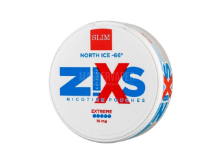 Nikotinové sáčky NIXS Z!XS North ICE -66 - 16mg /g