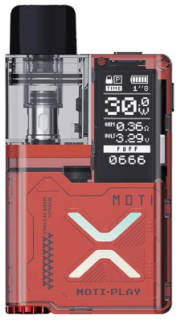 Elektronická cigareta Moti Play Pod 900mAh Mandarine Red