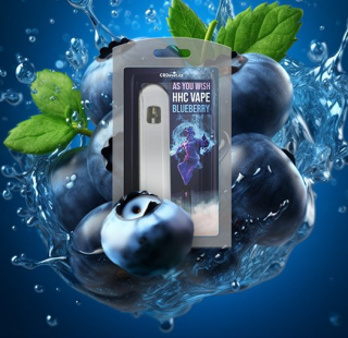 Vaporizační pero CBD svět HHC, 90% HHC Blueberry 1ml