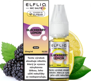 Liquid ELFLIQ Nic SALT Blackberry Lemon 10ml - 20mg