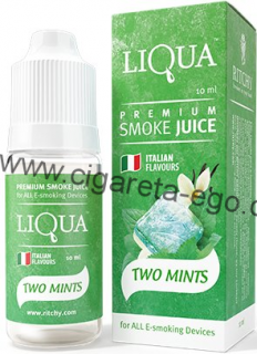 Liqua Two mints 10ml-0mg (chuť máty a mentolu)