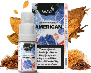 Liquid WAY to Vape American 10ml-6mg