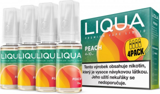Liquid LIQUA Elements 4Pack Peach 4x10ml-0mg (Broskev)
