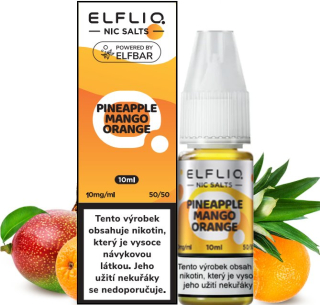 Liquid ELFLIQ Nic SALT Pineapple Mango Orange 10ml - 10mg